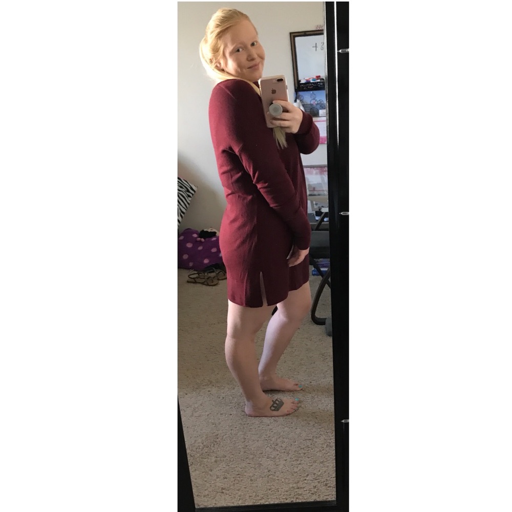 Burgundy Dress - Picture 3 of 3